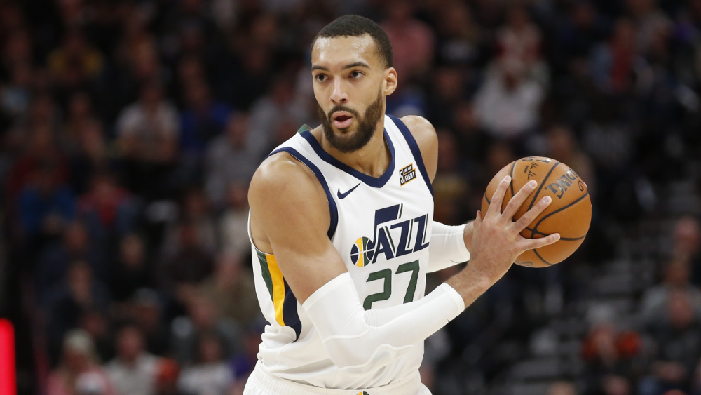  戈贝尔盖帽盛宴森林狼力克爵士